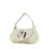 Dior Jazzclub medium model handbag in white leather - 00pp thumbnail