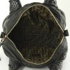 Fendi Spy medium model handbag in black grained leather - Detail D2 thumbnail