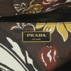 Prada Twin zip shoulder bag in brown, yellow and white tricolor leather saffiano - Detail D4 thumbnail