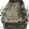 Bottega Veneta shoulder bag in black braided leather - Detail D2 thumbnail