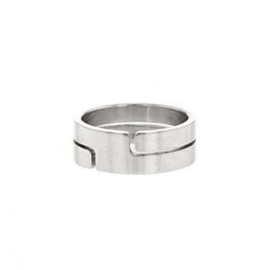 Dinh Van Seventies ring in white gold
