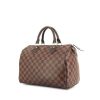 Louis Vuitton Speedy 30 handbag in brown bicolor damier canvas and dark brown leather - 00pp thumbnail