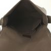 Borsa a tracolla Louis Vuitton Brooklyn modello piccolo in tela cerata con motivo a scacchi marrone cioccolato e marrone scuro - Detail D2 thumbnail