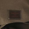 Borsa a tracolla Louis Vuitton Brooklyn modello piccolo in tela cerata con motivo a scacchi marrone cioccolato e marrone scuro - Detail D3 thumbnail