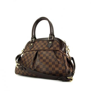 Sac à main Louis Vuitton Trevi en toile damier marron