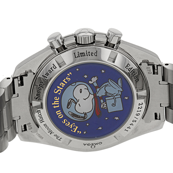Reloj Omega Speedmaster Snoopy Award de acero Circa  2000 - Detail D3