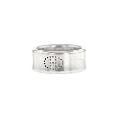 Bague Hermes Eclipse moyen modèle en argent