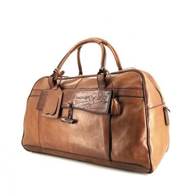 Berluti Bel ami travel bag in brown leather