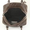 Balenciaga handbag in brown quilted leather - Detail D2 thumbnail