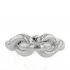 Hermes Torsade size XL bracelet in silver - 360 thumbnail