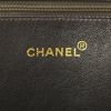 Sac cabas Chanel Grand Shopping en daim matelassé marron-chocolat - Detail D3 thumbnail