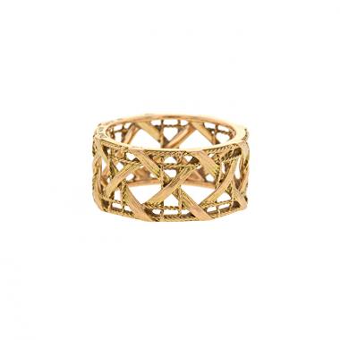 Anello Dior My Dior modello grande in oro giallo