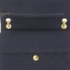 Borsa Chanel Vintage in tela jersey blu - Detail D5 thumbnail