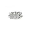 Dior Gourmette ring in white gold and diamonds - 00pp thumbnail