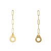 Dinh Van Menottes R8 pendants earrings in yellow gold - 00pp thumbnail