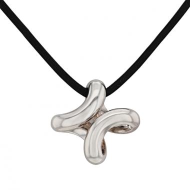 Hermes Lima size XL pendant in silver