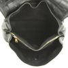 Bolso de mano Yves Saint Laurent Muse Two modelo grande en cuero granulado negro y ante negro - Detail D3 thumbnail
