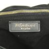 Yves Saint Laurent Muse Two large model handbag in black grained leather and black suede - Detail D4 thumbnail