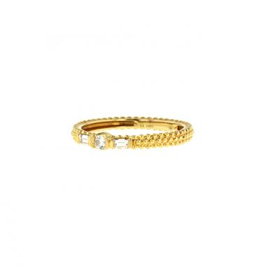 Mauboussin ring in yellow gold and diamonds