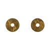 Dinh Van Pi Chinois earrings in 22 carats yellow gold - 00pp thumbnail