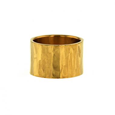 Sortija Dinh Van Pi Chinois en oro amarillo de 22 quilates