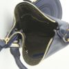 Chloé Marcie handbag in blue grained leather - Detail D2 thumbnail