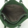 Borsa portadocumenti Bottega Veneta in pelle intrecciata verde - Detail D3 thumbnail