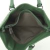 Borsa portadocumenti Bottega Veneta in pelle intrecciata verde - Detail D4 thumbnail