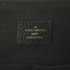 Bolso de mano Louis Vuitton en lona Monogram marrón y cuero negro - Detail D4 thumbnail