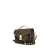 Louis Vuitton Metis shoulder bag in brown monogram canvas and natural leather - 00pp thumbnail