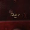 Cartier handbag in burgundy monogram leather - Detail D3 thumbnail
