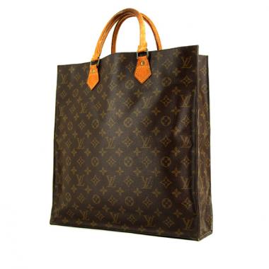Bolso Cabás Louis Vuitton modelo grande en lona Monogram y cuero natural