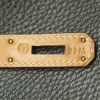 Hermes Kelly 35 cm handbag in black and gold bicolor togo leather - Detail D4 thumbnail