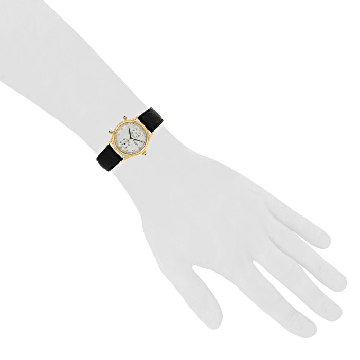 Orologio Patek Philippe Calatrava Travel Time in oro giallo Ref :  4864 Circa  2000 - Detail D1