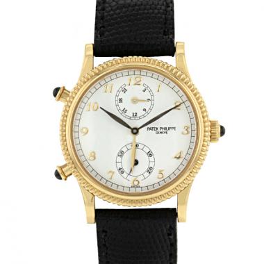 Patek Philippe Calatrava Travel Time watch in yellow gold Ref:  4864 Circa  2000