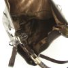 Salvatore Ferragamo handbag in brown leather - Detail D3 thumbnail