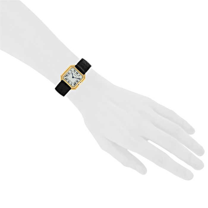 Montre Cartier Ceinture en or jaune Vers  1980 - Detail D1