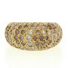 Cartier ring in yellow gold,  diamonds and diamonds - 360 thumbnail