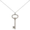 Tiffany & Co Clé Couronne large model long necklace in silver - 00pp thumbnail