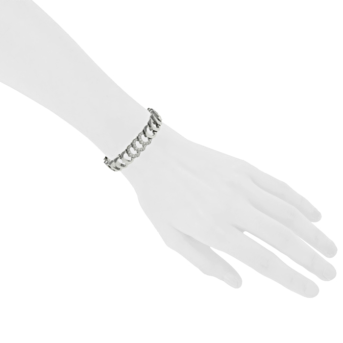 Cartier C de Cartier bracelet in white gold and diamonds - Detail D1