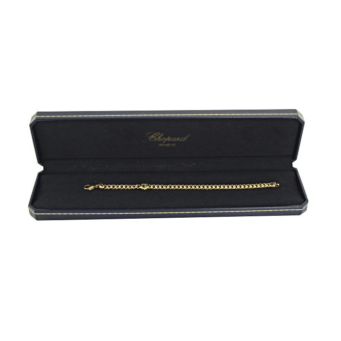 Bracelet Chopard Happy Diamonds en or jaune et diamant - Detail D2