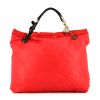 Lanvin Amalia handbag in red quilted leather - 360 thumbnail