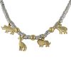 Pomellato Dodo necklace in silver and yellow gold - 00pp thumbnail