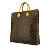 Shopping bag Louis Vuitton modello grande in tela monogram e pelle naturale - 00pp thumbnail