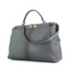 Fendi Peekaboo large model handbag in grey leather - 00pp thumbnail
