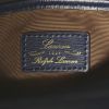 Borsa a tracolla Ralph Lauren in pelle blu marino - Detail D4 thumbnail