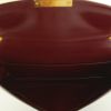 Hermes Cécile shoulder bag in burgundy box leather - Detail D2 thumbnail