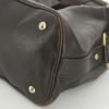 Bolso de mano Yves Saint Laurent Muse modelo grande en cuero marrón - Detail D5 thumbnail