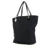 Shopping bag Gucci in tela monogram nera e pelle nera - 00pp thumbnail