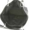 Shopping bag Gucci in tela monogram nera e pelle nera - Detail D2 thumbnail